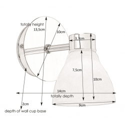 CASSIS Kinkiet IP44  106367 MARKSLOJD